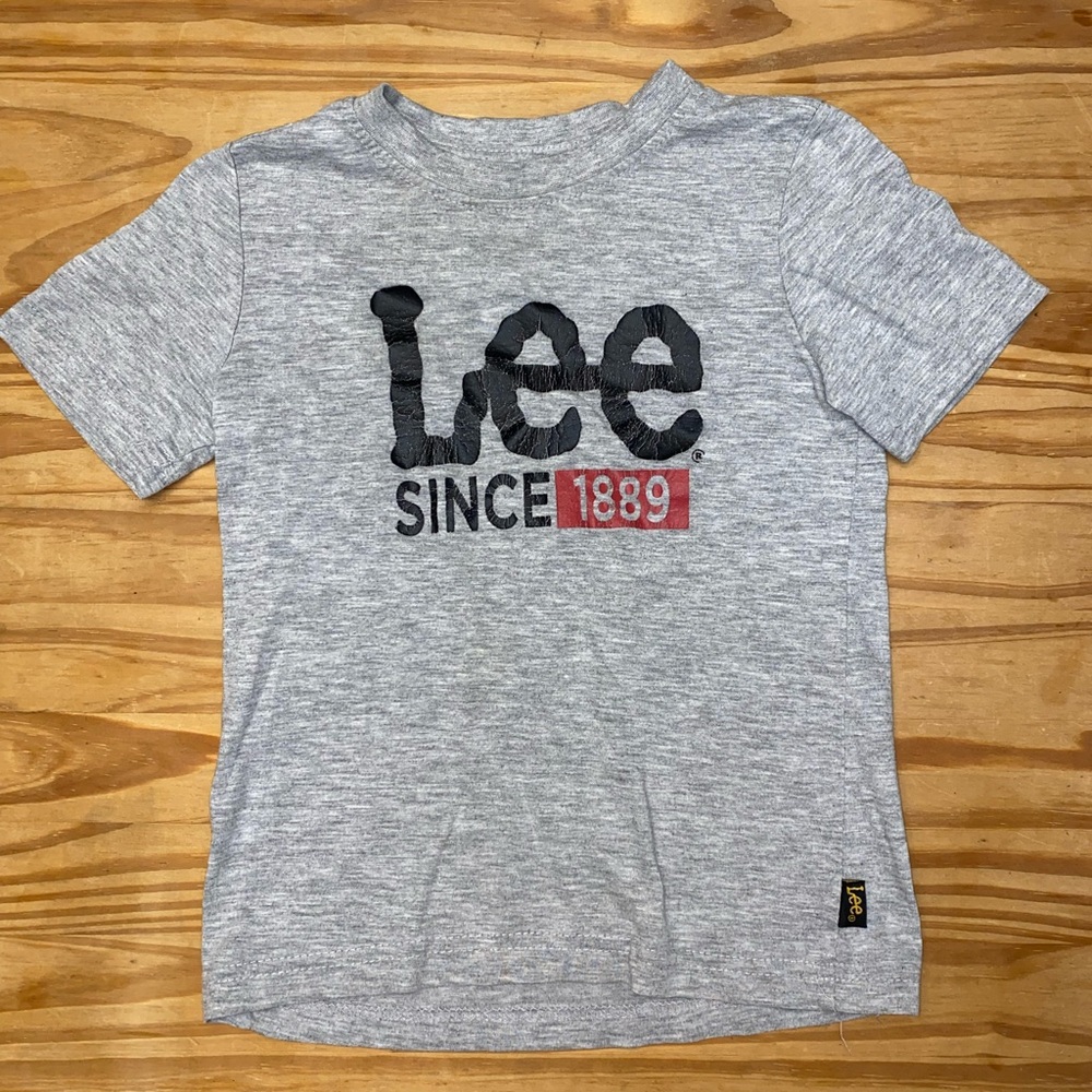 Lee Boys Heritage Logo Graphic Tee Heather
Grey Size 4T